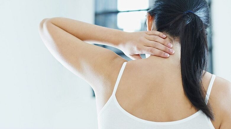 Manifestations of cervical osteochondosis