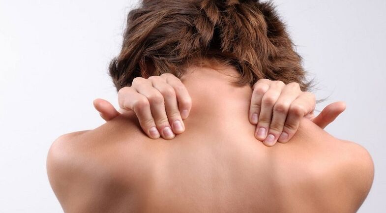Neck pain with cervical osteochondosis
