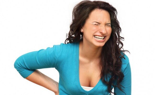 back pain reported with thoracic osteochondrosis